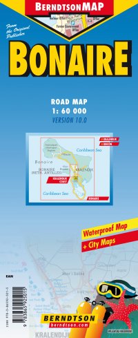 Wegenkaart - Landkaart Bonaire 